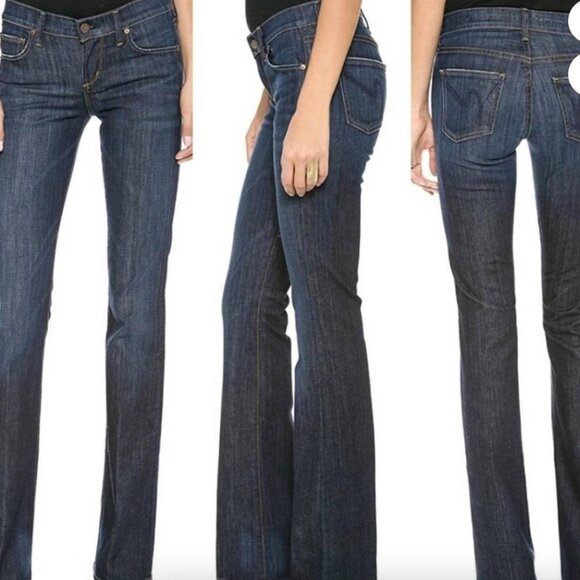 Citizens of Humanity-Kelly Low Rise Bootcut Leg Jeans-Sz. 24 - Picture 1 of 15